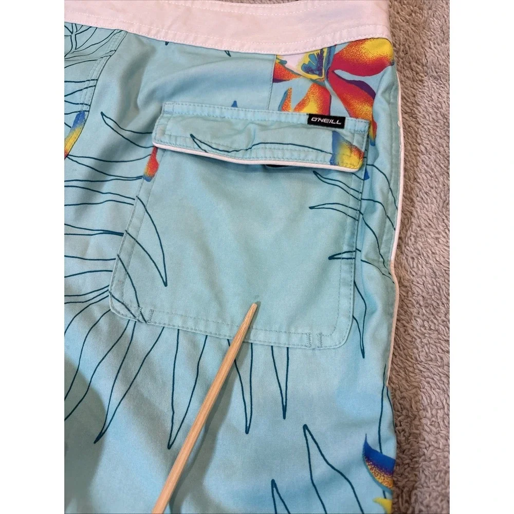 ONeill‎ Hyperfreak Board Shorts Swim Trunks Mens Size 29 Multicolor Floral